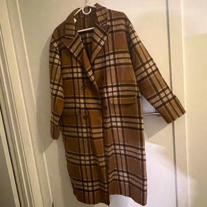 Like New Oak + Fort Oversized Wool Coat